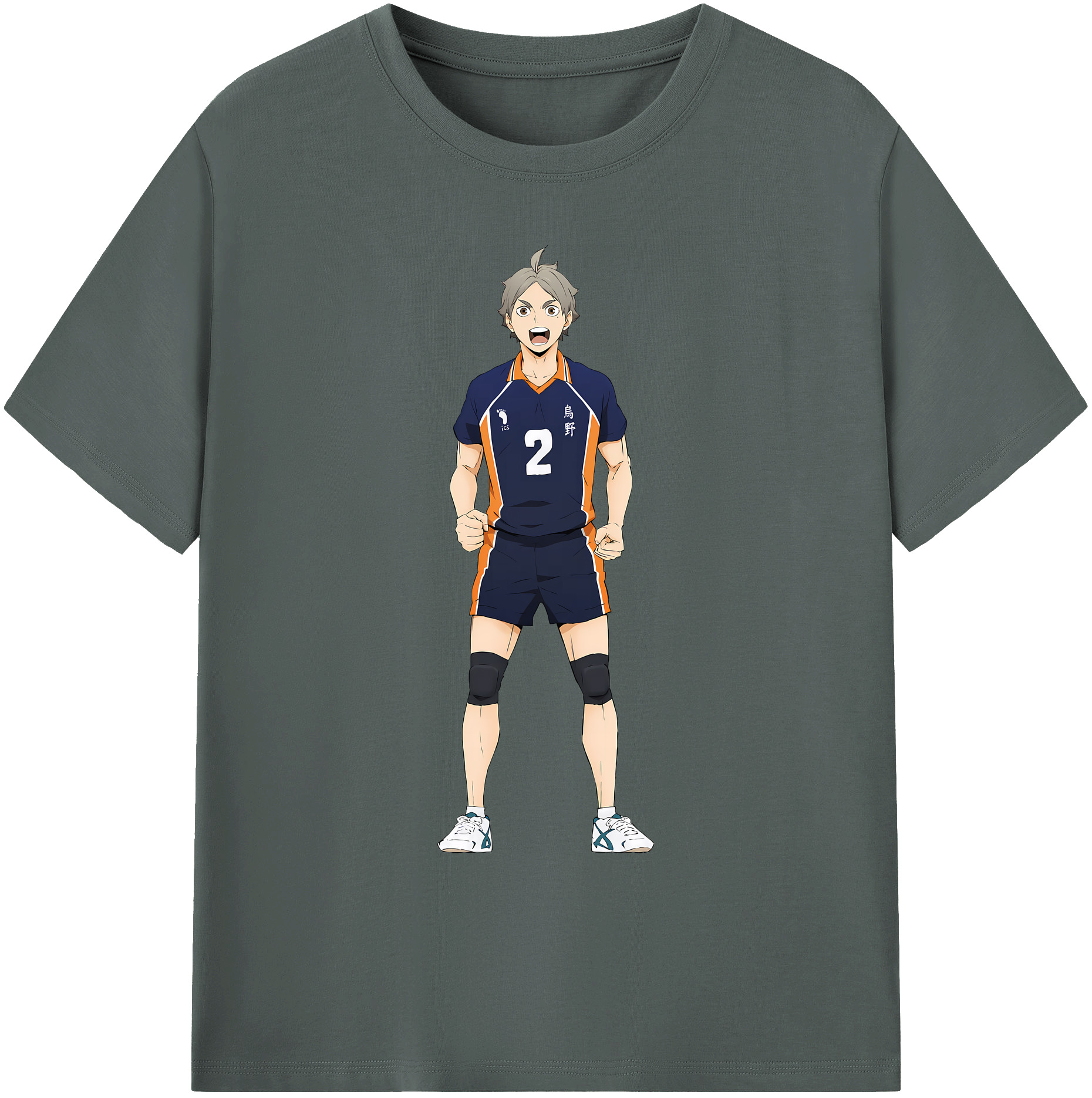 （画像用） ハイキュー!! Haikyu!! 綿100％ メンズ半袖Tシャツ｜肌触りやわらか＆通気性